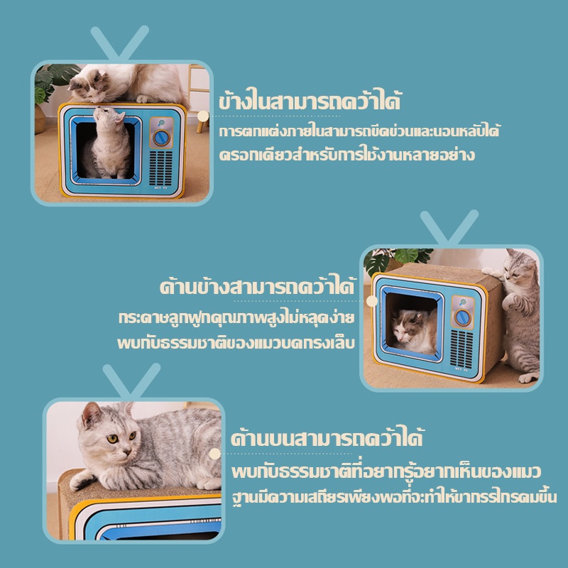 บ้านแมวกระดาษ-บ้านแมว-ที่ลับเล็บแมว-และที่ลับเล็บ-กระดาษที่ลับเล็บบ้านแมว-กล่องลับเล็บแมว