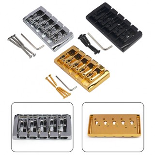 New Arrival~For 5 String Bass Bridge Fixed Hard Tail Design Gold/Silver/Black Plated