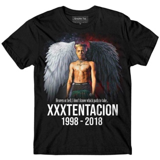 มีความสุข เสื้อยืด Unisex Xxxtentacion T-shirt,Memorial T-shirt,rapper,Rip T-shirt,hip hop XXL ff1004