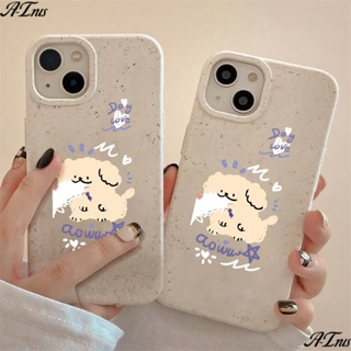 เคสโทรศัพท์มือถือ แบบนิ่ม ลายลูกสุนัข กันกระแทก สําหรับ Apple Iphone 12 117 14pro 8 plusmax QNT2 13