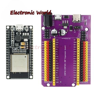 บอร์ดทดลอง ESP32 TYPE-C MICRO USB CP2102 WiFi และบลูทูธ Dual Core ESP32-DevKitC-32 ESP-WROOM-32 38PINS