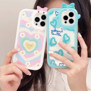 เคสโทรศัพท์ซิลิโคน TPU แบบนิ่ม ลายมอนสเตอร์ ประดับโบว์ สําหรับ Vivo 1820 1906 1902 1901 1904 1907 1811 1814 1817 1807 2015 2018 1915