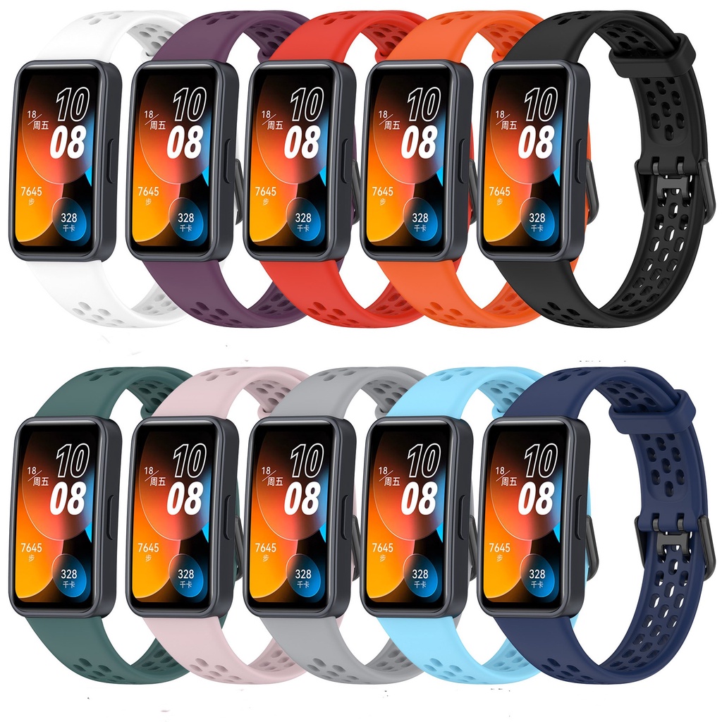 สายนาฬิกาข้อมือซิลิโคน-อุปกรณ์เสริม-สําหรับ-huawei-band8-huawei-band-8-smart-band