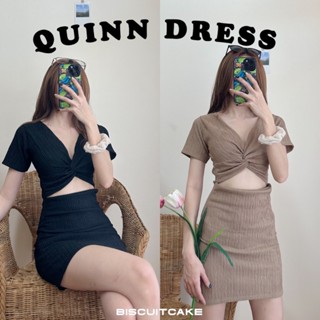 BFTS🧡 พร้อมส่ง JU0802 Quinn เดรสแขนสั้น ทวิสหน้า มีปลายทาง ชุดไปทะเล เดรส เสื้อยืด ชุดเซ็ท Y2K ชุดนอน