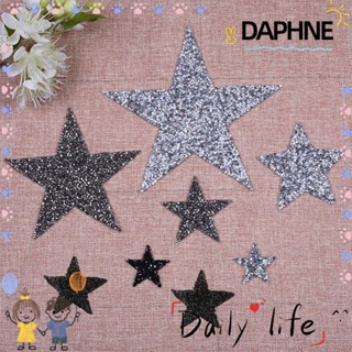 Daphne แผ่นแพทช์พลอยเทียม รูปดาว สําหรับทํางานหัตถกรรม DIY