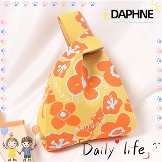 Daphne กระเป๋าถือ กระเป๋าช้อปปิ้ง ผ้าถัก ออกแบบเฉพาะ สําหรับผู้หญิง