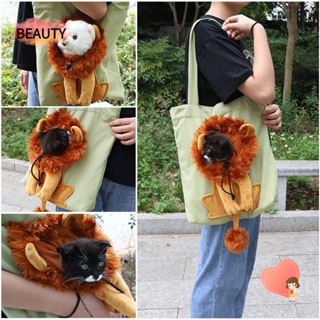 BEAUTY Pet Knapsack Canvas Breathable Messenger Bag Portable Go Out Tote Puppy Bag