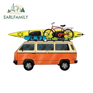 Earlfamily สติกเกอร์ไวนิล ลายการ์ตูน Do Anything Van Travel กันรอยขีดข่วน ขนาด 13 ซม. x 8.2 ซม. สําหรับตกแต่งรถยนต์ รถบรรทุก