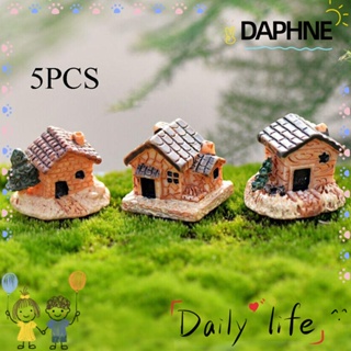 Daphne บ้านจิ๋ว DIY สําหรับตกแต่งบ้าน สวน ภูมิทัศน์ ขนาดเล็ก 5 ชิ้น
