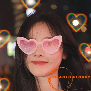 Beauty- แว่นตากันแดด กรอบขนาดใหญ่ รูปหัวใจ สไตล์บาร์บี้ แฟชั่นเรโทร สําหรับผู้หญิง