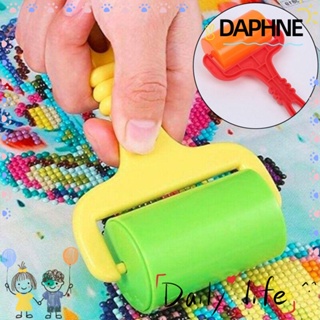 Daphne ลูกกลิ้งปักครอสติชคริสตัล 5D สุ่มสี DIY