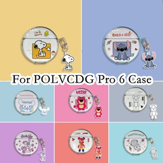 【ส่วนลด】เคสหูฟัง แบบนิ่ม ลายการ์ตูน สําหรับ POLVCDG Pro 6 POLVCDG Pro 6