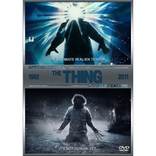 แผ่นดีวีดี หนังใหม่ The Thing ไอ้ตัวเขมือบโลก (1982) The Thing แหวกมฤตยู อสูรใต้โลก (2011) DVD Master เสียงไทย (เสียง ไท
