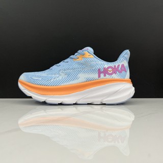 Hoka ONE ONE Clifton 9 รองเท้าผ้าใบลําลอง ระบายอากาศ เหมาะกับการวิ่ง เล่นกีฬา แฟชั่นสําหรับผู้ชาย ผู้หญิง hqaexl22 1U942