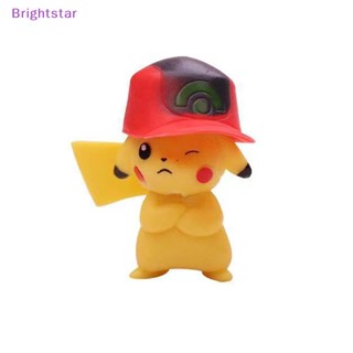 Brightstar 6 ชิ้น / เซต TAKARA TOMY โปเกม่อน แอคชั่น ฟิกเกอร์ ของเล่น น่ารัก ปิกาจู พีวีซี โมเดล ของเล่นเด็ก ใหม่