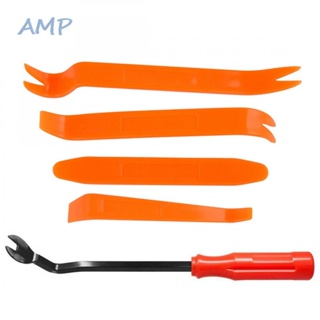 ⚡NEW 8⚡Removal Molding Multi-purpose Orange 5PCS Plastic Car Clip Pry Dashboards Door