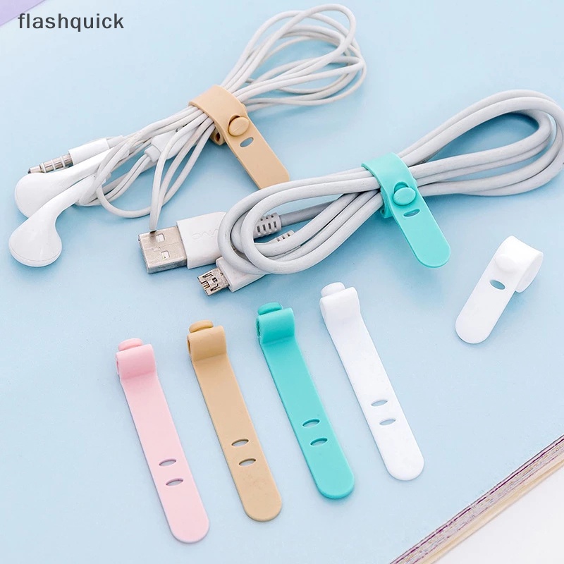 flashquick-4-ชิ้น-คลิปจัดเก็บสายหูฟัง-แบบสากล-ที่ม้วนเก็บสายหูฟัง-จัดระเบียบดี