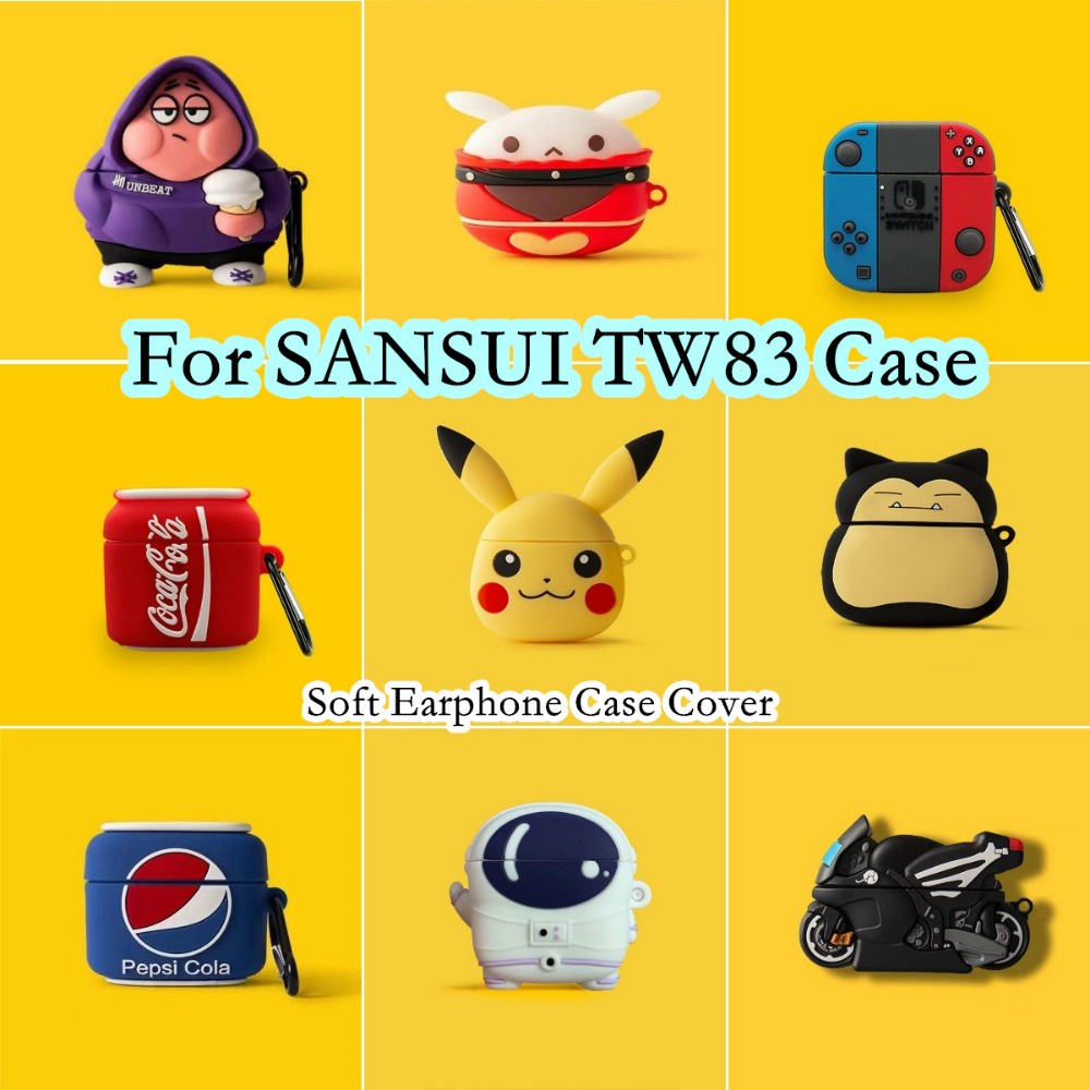 จัดส่งรวดเร็ว-เคสหูฟัง-แบบนิ่ม-ลายการ์ตูน-สําหรับ-sansui-tw83-sansui-tw83