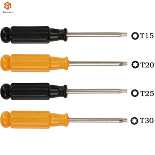 เครื่องมือไขควง Torx T20 T25 T30 พร้อมรู สีเหลือง