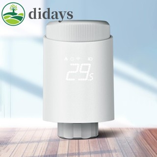 Tuya Zigbee TRV วาล์วเทอร์โมสแตทหม้อน้ําอัจฉริยะ ตั้งโปรแกรมได้ [Didays.th]