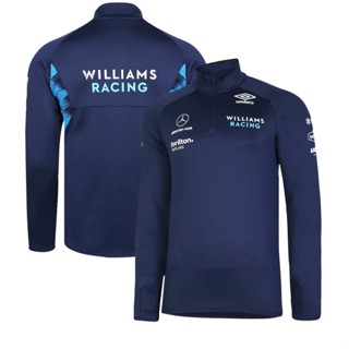 เสื้อโปโลแขนยาว ลายทีมแข่งขัน F1 Racing Jersey + Williams Racing 2022 แฟชั่นฤดูร้อน สําหรับผู้ชาย และผู้หญิง 2022