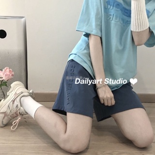 Dailyart กางเกงขาสั้น กางเกงขาสั้นผู้หญิง กระโปรงสั้น ขากว้างทรงหลวมสไตล์เกาหลี 2023 ใหม่ MAR2705
