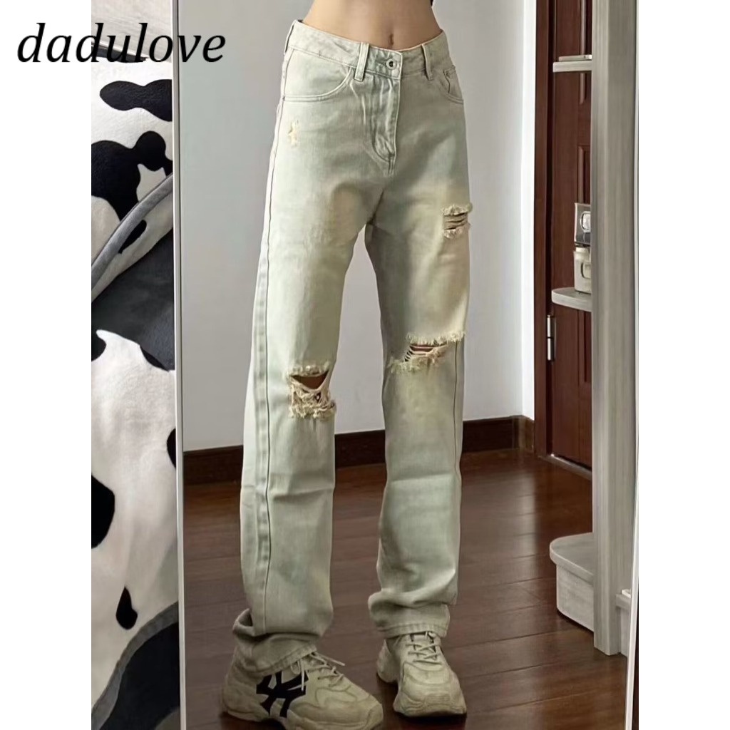 dadulove-new-american-style-street-retro-womens-jeans-high-waist-ripped-wide-leg-pants-plus-size-trousers