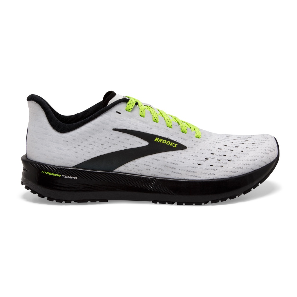 brooks-hyperion-tempo-รองเท้าวิ่งถนน-ผู้ชาย-สีขาวดำ-แบบหน้าปกติ