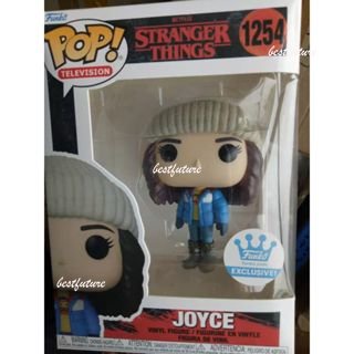 ตุ๊กตาฟิกเกอร์-funko-pop-stranger-things-hopper-1253-joyce-1254-eleven-1238-ของเล่นสําหรับเด็ก