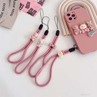 ใหม่ เคสโทรศัพท์มือถือโพลีเอสเตอร์ ลายการ์ตูนน่ารัก พร้อมสายคล้อง สําหรับโทรศัพท์มือถือ กล้อง 2023