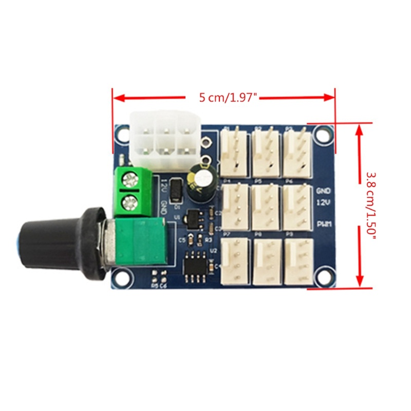 btm-มอเตอร์ควบคุมความเร็วพัดลม-pwm-12v-ควบคุมอุณหภูมิ-ntc