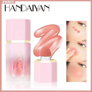 Handaiyan Rouge บลัชออน เนื้อลิขวิด คอนทัวร์ ไฮกลอส กันน้ํา ติดทนนาน 6 สี