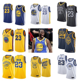 Golden State Warriors Jersey #23 Draymond Green เสื้อบาสเก็ตบอลสีดำของผู้ชายสั้น -เสื้อยืดกีฬา