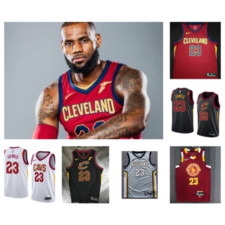 Cleveland Cavaliers #23 LeBron James เสื้อบาสเก็ตบอลชายสั้น -เสื้อยืดกีฬา