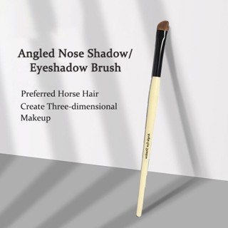 Professional bevel nose shadow brush soft horse hair eye shadow makeup brush