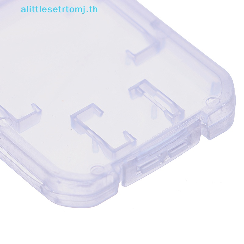 alittlese-กล่องเคสพลาสติกใส-สําหรับใส่จัดเก็บการ์ดหน่วยความจํา-micro-sd-tf-10-ชิ้น