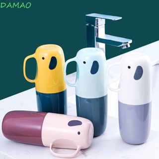 Damao กล่องใส่แปรงสีฟัน สําหรับเด็ก กล่องเก็บของ รูปช้าง แบบพกพา สําหรับเดินทาง