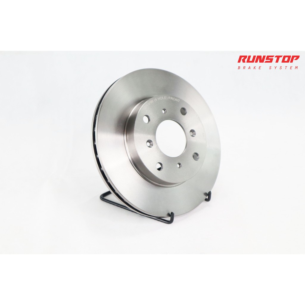 จานเบรค Runstop เรียบ ขนาดเดิม Brake disc จาน 260 HONDA รุ่น CRV 4 รู ...