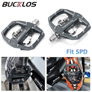 SHIMANO Bucklos ที่เหยียบจักรยานเสือภูเขา อลูมิเนียม PD-M680 ฟังก์ชั่นคู่ SPD 9/16 นิ้ว