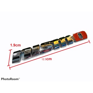 *แนะนำ* แผ่นป้าย โลโก้ nismo ชนิดเนื้องานโลหะ งานอย่างเนียนสวยๆ สีชุบโครเมี่ยม สำหรับ Nissan ทุกรุ่น