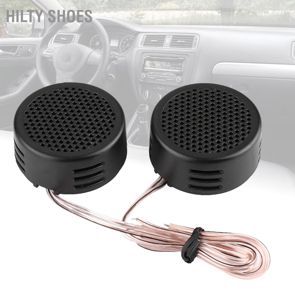 hilty-shoes-สีดำ-12v-500w-รถมินิลำโพงทวีตเตอร์เสียง-35-มม-98db-ลำโพงลำโพงรถยนต์