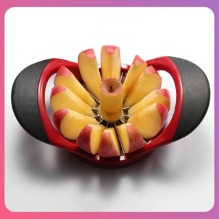 Creative Apple Cutter รุ่นอัพเกรด 12 ใบมีด Corer ขนาดใหญ่ Apple Stainless Steel Ultra-sharp Apple Cutter Splitter สูงถึง 4 นิ้ว เครื่องมือครัว [COD]