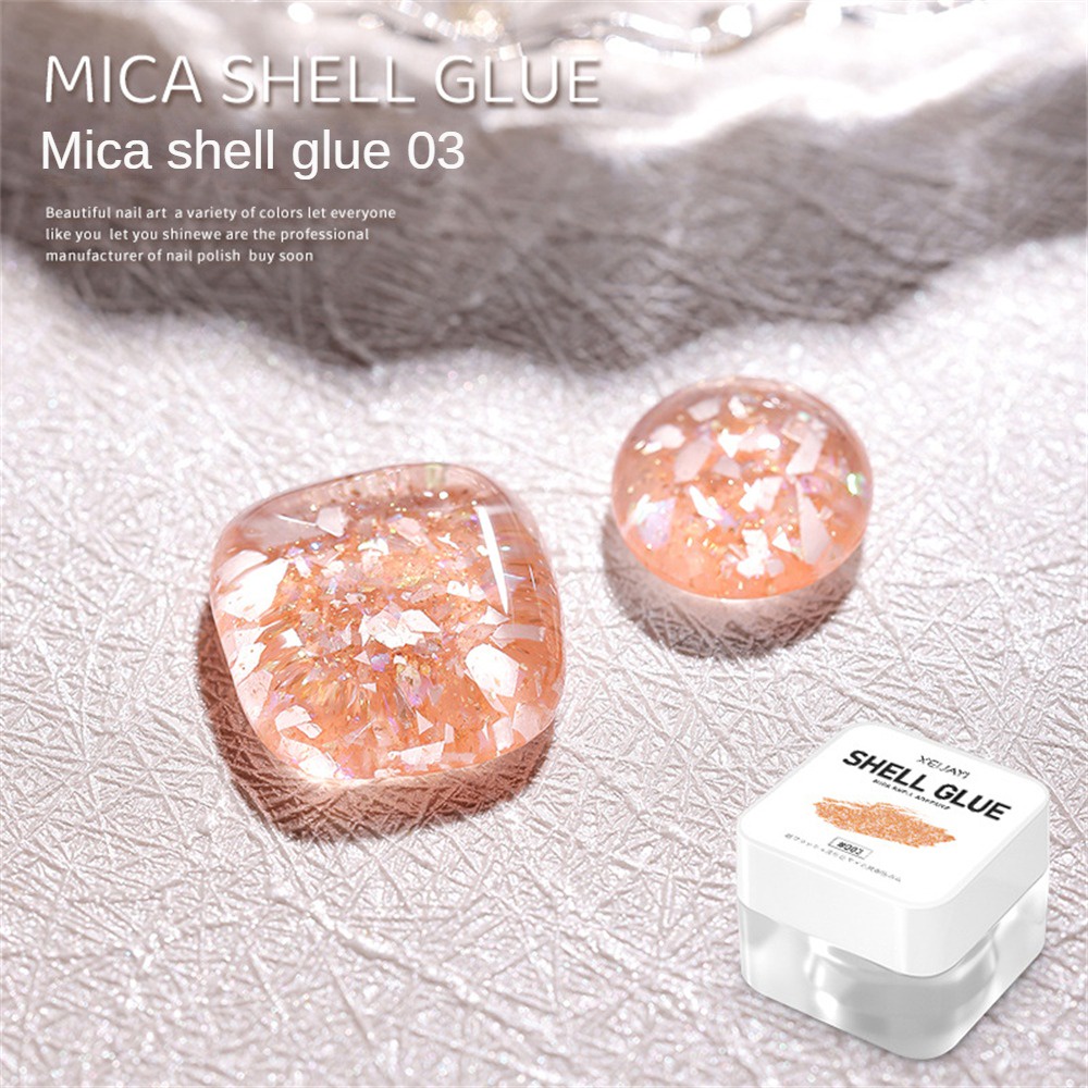 ตาข่ายน้ำแข็งซึมผ่านฤดูร้อน-red-mica-shell-glue-nail-enhancement-large-sequins-nail-oil-glue-ame1-ame1