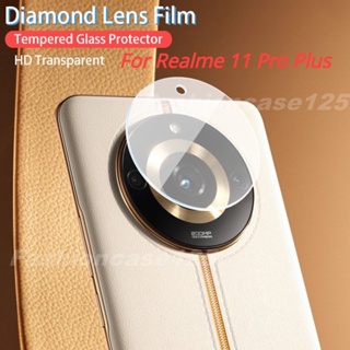 ฟิล์มกระจกนิรภัยกันรอยเลนส์กล้อง HD แบบใส กันรอยขีดข่วน สําหรับ Realme 11 Pro Plus Realme11 11Pro Pro+ 5G 2023 3 ชิ้น