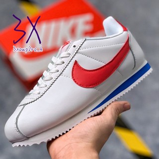 ใหม่ NIKE CLASSIC CORTEZ รองเท้าวิ่งวินเทจสำหรับผู้ชายและผู้หญิงรองเท้าลำลองสีดำและสีขาว