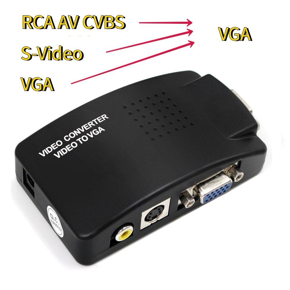 daron-ตัวแปลงสัญญาณ-s-video-เป็น-vga-rca-เป็น-vga-av-s-video-อินพุต-สีดํา-เรียบง่าย-สําหรับ-pc-hdtv-dvd-set-top-box-game-console-กล้องวิดีโอ