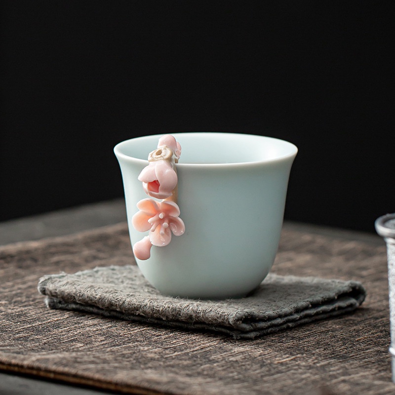 tianqing-ru-kiln-ชุดถ้วยชาเซรามิค-ถ้วยชา-ลายดอกไม้-แบบมือบีบ-สไตล์กังฟู-สร้างสรรค์-ของใช้ในครัวเรือน