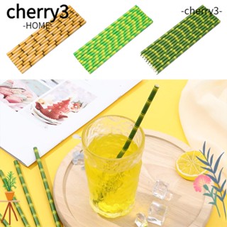 Cherry3 หลอดกระดาษ เป็นมิตรกับสิ่งแวดล้อม สําหรับตกแต่งงานแต่งงาน 25 ชิ้น