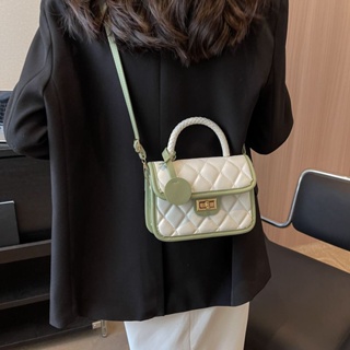 Xiaoxiangfeng Advanced sense bag female 2023 New Fashion hundred-style Diamond Lattice bag Foreign style texture small fresh shoulder bag