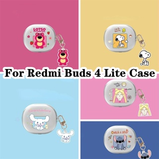 【Case Home】เคสหูฟัง แบบนิ่ม แบบใส ลายสุนัข สําหรับ Redmi Buds 4 Lite Redmi Buds 4 Lite